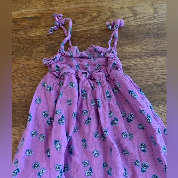 Tucker + Tate Purple Daisy Ruffled Summer Dress Girls 4T - Picture 5 of 9